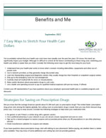 Benefits and Me Newsletter - September 2022